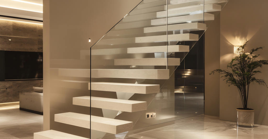 Staircase Glass Railing – San Francisco