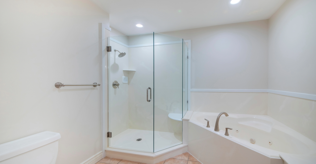 Frameless Corner Shower – Oakland