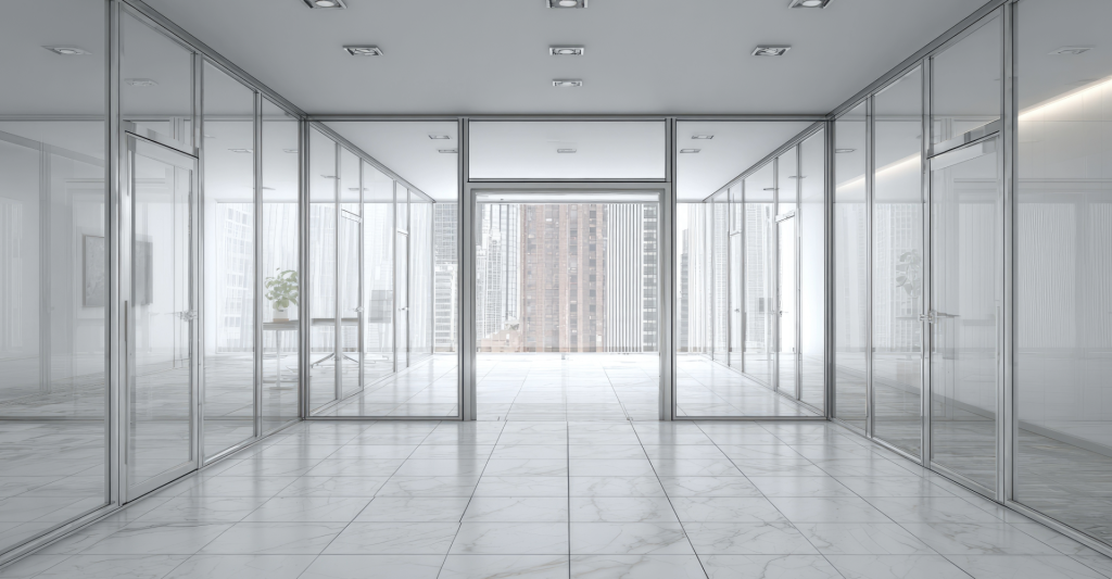 Commercial Glass Partition – Redwood City